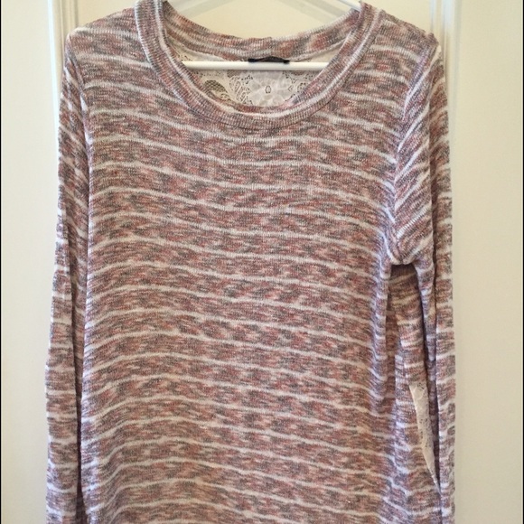 Papermoon by Stitch Fix Sweater with Lace Detail - Picture 1 of 2